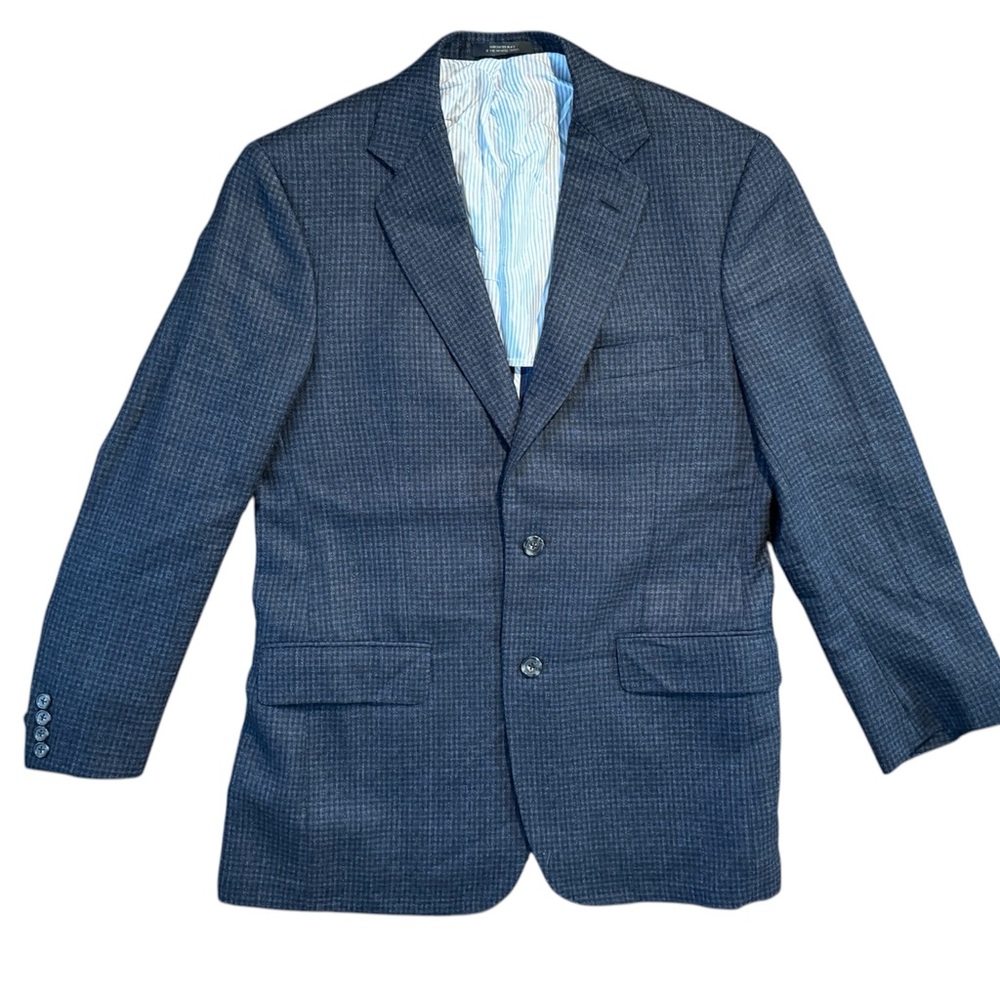 Men's Allen Edmonds Basket Weave Blue Blazer